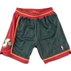 Mitchell & Ness Nba Authentic-1995-96 Authentic Shorts Seattle Supersonics