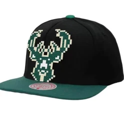 Mitchell & Ness Snapback-8 Bit Xl Snapback Hwc Milwaukee Bucks