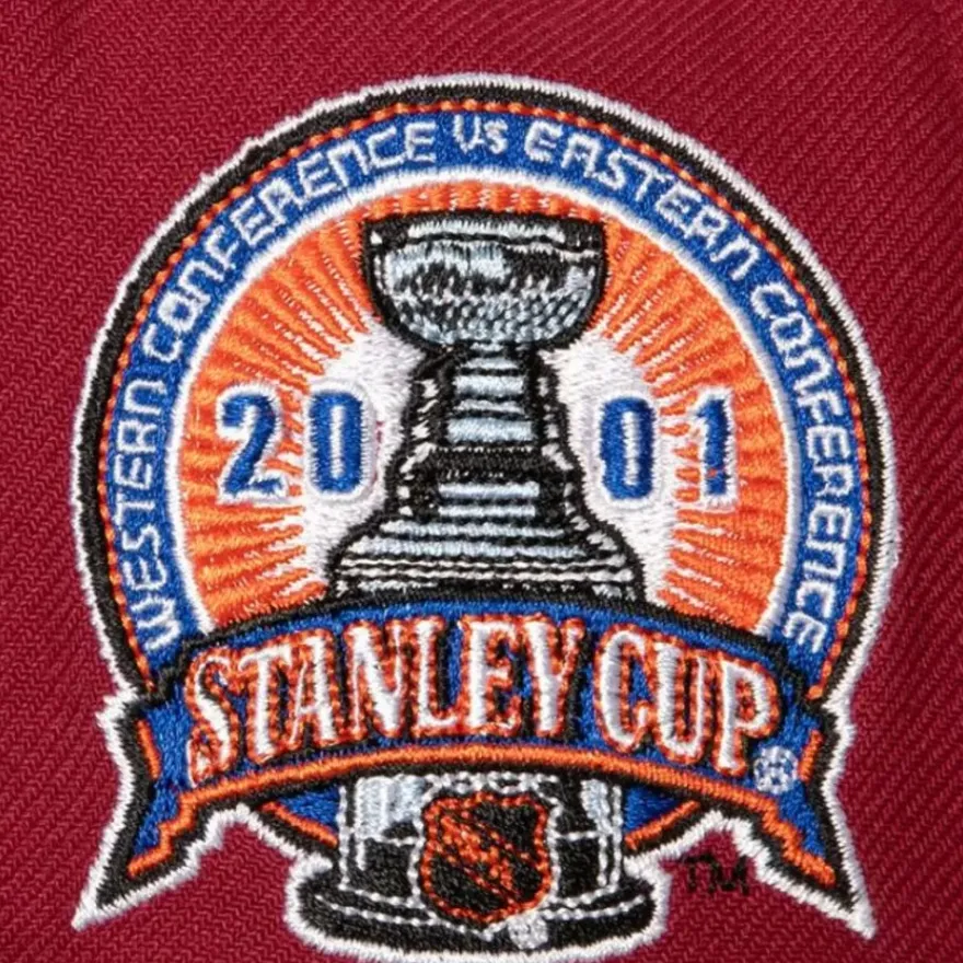 Mitchell & Ness Snapback-2 Tone Side Patch Snapback Colorado Avalanche