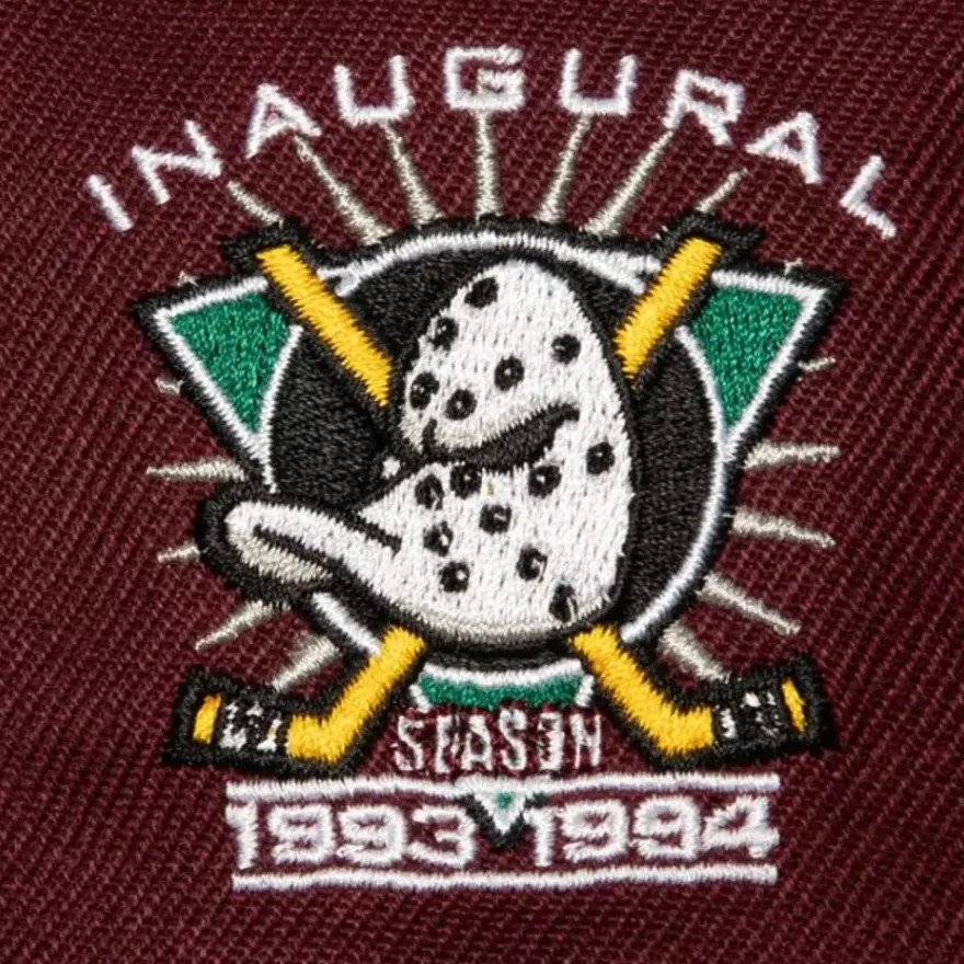 Mitchell & Ness Snapback-2 Tone Side Patch Snapback Anaheim Ducks