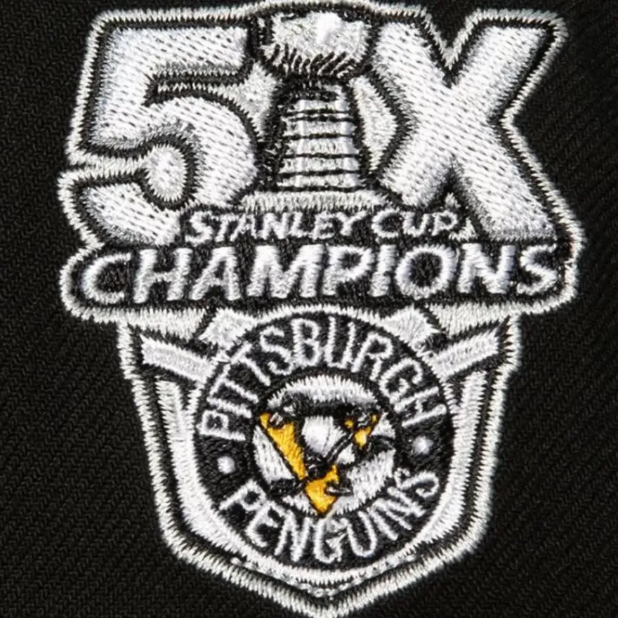 Mitchell & Ness Snapback-2 Tone Side Patch Snapback Pittsburgh Penguins