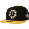 Mitchell & Ness Snapback-2 Tone Side Patch Snapback Boston Bruins