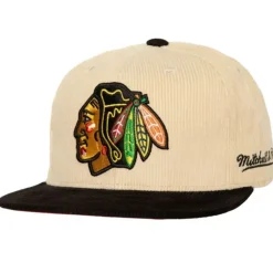 Mitchell & Ness Fitted-2 Tone Team Cord Fitted Chicago Blackhawks