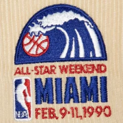 Mitchell & Ness Fitted-2 Tone Team Cord Fitted Hwc Miami Heat