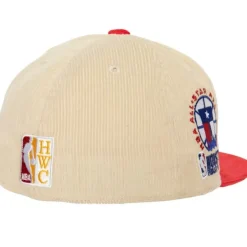 Mitchell & Ness Fitted-2 Tone Team Cord Fitted Hwc Houston Rockets
