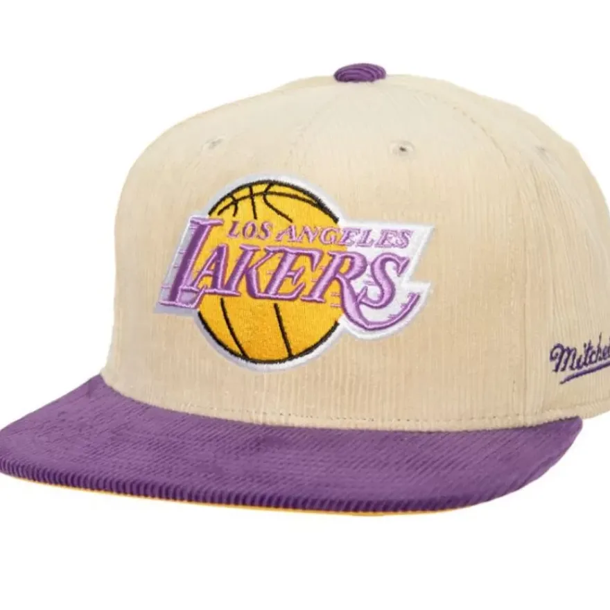 Mitchell & Ness Fitted-2 Tone Team Cord Fitted Hwc Los Angeles Lakers