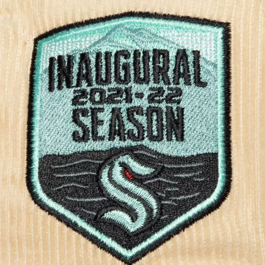 Mitchell & Ness Fitted-2 Tone Team Cord Fitted Seattle Kraken