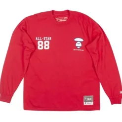 Mitchell & Ness T-Shirts & Tops-Aape Longsleeve Tee All-Star