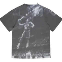 Mitchell & Ness T-Shirts & Tops-Above The Rim Sublimated Ss Tee Milwaukee Bucks Ray Allen