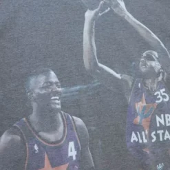 Mitchell & Ness T-Shirts & Tops-Above The Rim Sublimated S/S Tee Detroit Pistons 1995