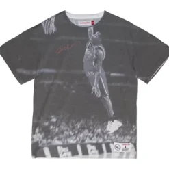 Mitchell & Ness T-Shirts & Tops-Above The Rim Sublimated Ss Tee Philadelphia 76Ers Allen Iverson