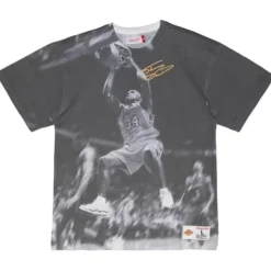 Mitchell & Ness T-Shirts & Tops-Above The Rim Sublimated Ss Tee Los Angeles Lakers Shaquille O'Neal