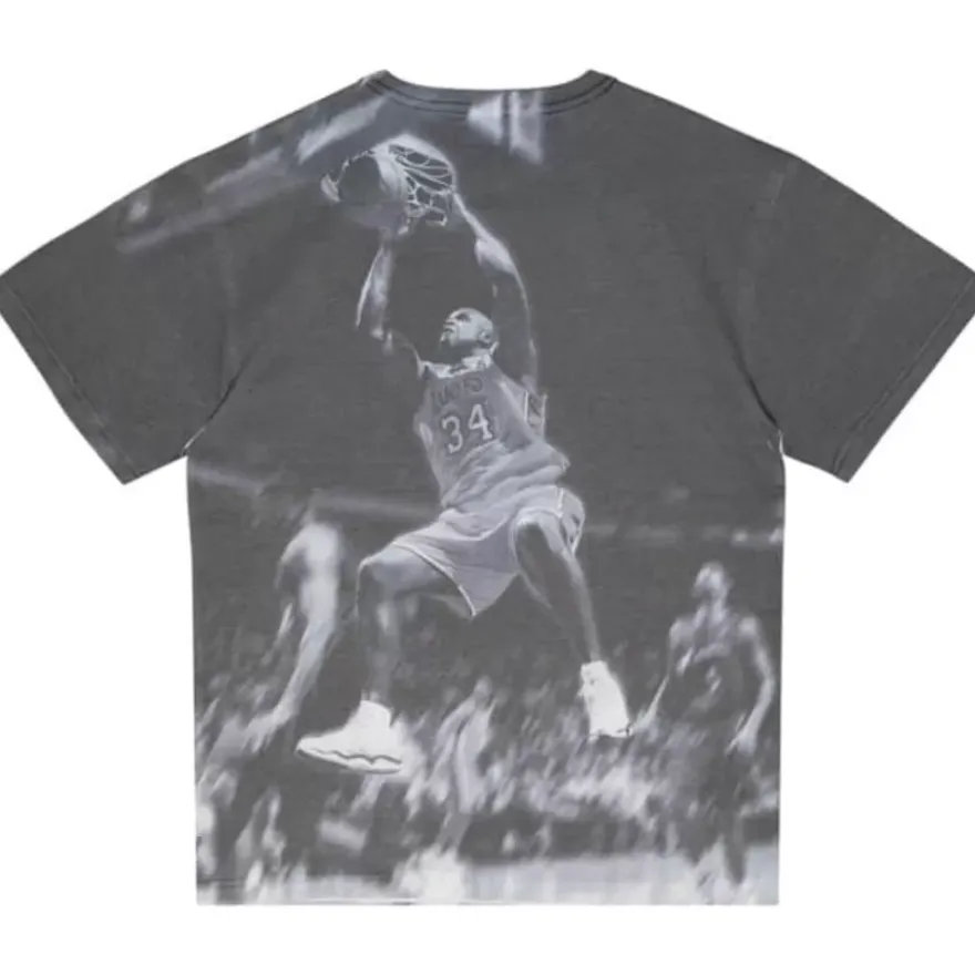 Mitchell & Ness T-Shirts & Tops-Above The Rim Sublimated Ss Tee Los Angeles Lakers Shaquille O'Neal