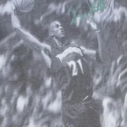 Mitchell & Ness T-Shirts & Tops-Above The Rim Sublimated Ss Tee Minnesota Timberwolves Kevin Garnett