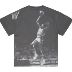 Mitchell & Ness T-Shirts & Tops-Above The Rim Sublimated Ss Tee New York Nets Julius Erving