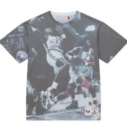 Mitchell & Ness T-Shirts & Tops-Above The Rim Sublimated S/S Tee Houston Rockets