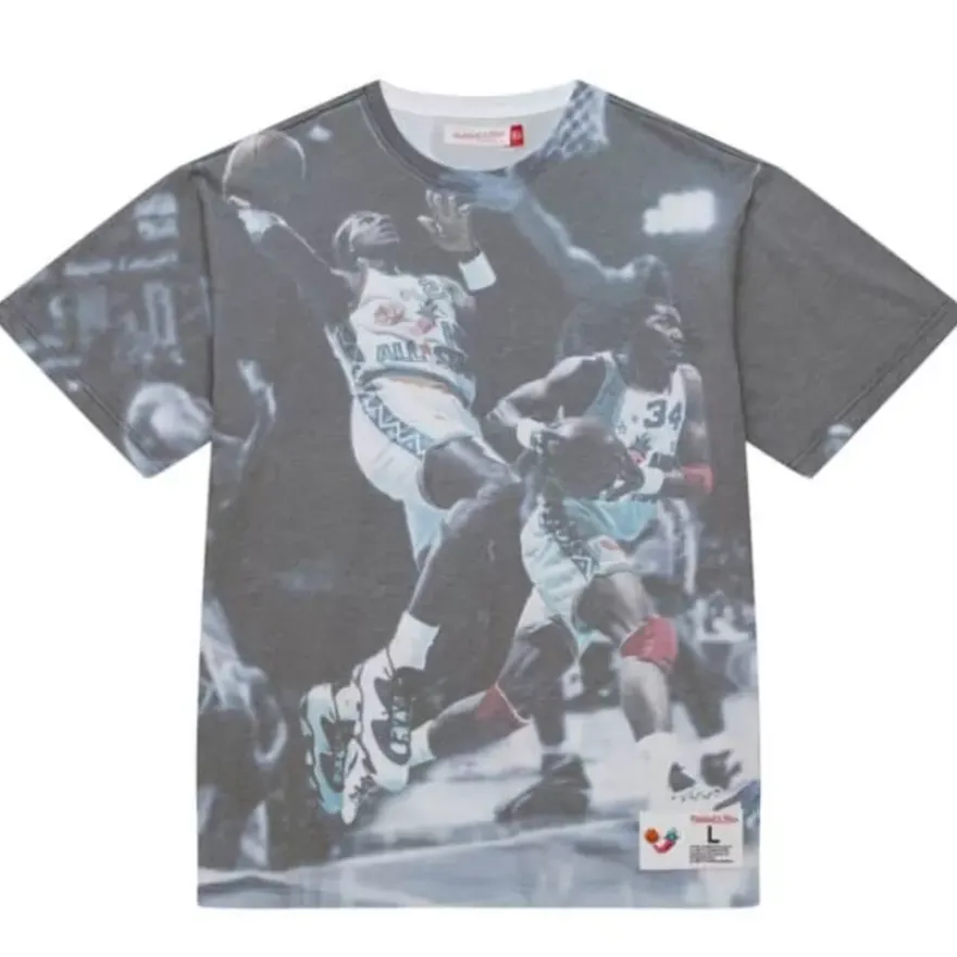 Mitchell & Ness T-Shirts & Tops-Above The Rim Sublimated S/S Tee Houston Rockets