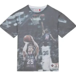 Mitchell & Ness T-Shirts & Tops-Above The Rim Sublimated S/S Tee Cleveland Cavaliers