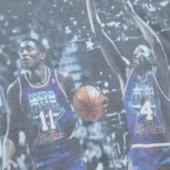 Mitchell & Ness T-Shirts & Tops-Above The Rim Sublimated S/S Tee Detroit Pistons