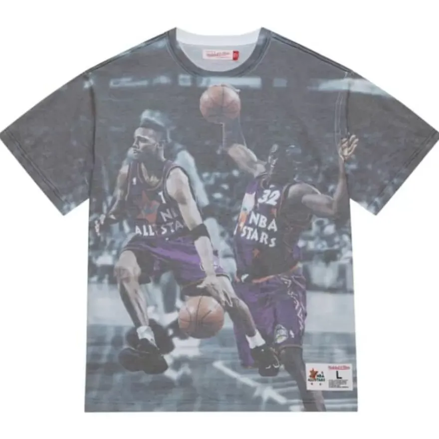 Mitchell & Ness T-Shirts & Tops-Above The Rim Sublimated S/S Tee Orlando Magic