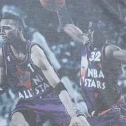 Mitchell & Ness T-Shirts & Tops-Above The Rim Sublimated S/S Tee Orlando Magic