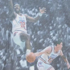 Mitchell & Ness T-Shirts & Tops-Above The Rim Sublimated S/S Tee Utah Jazz