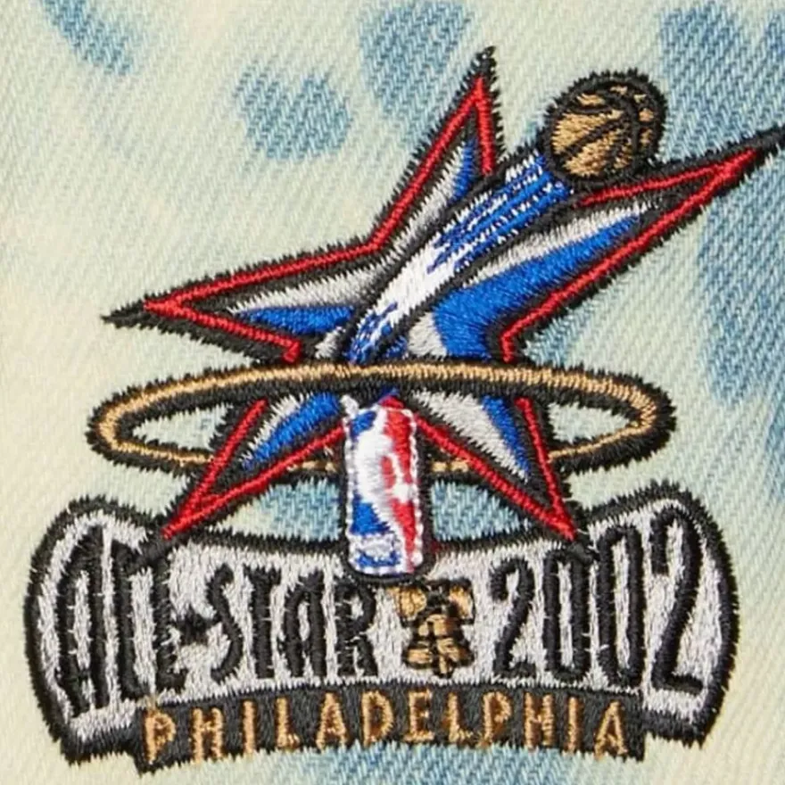 Mitchell & Ness Snapback-Acid Wash Snapback Hwc Philadelphia 76Ers