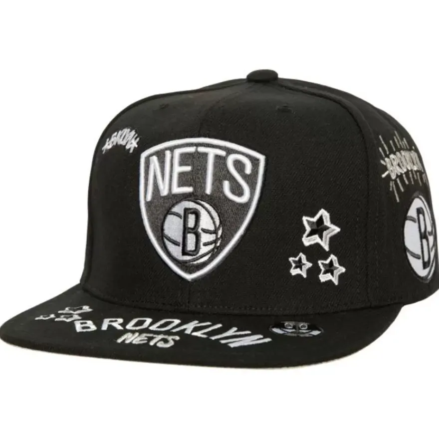 Mitchell & Ness Snapback-All Out Snapback Brooklyn Nets