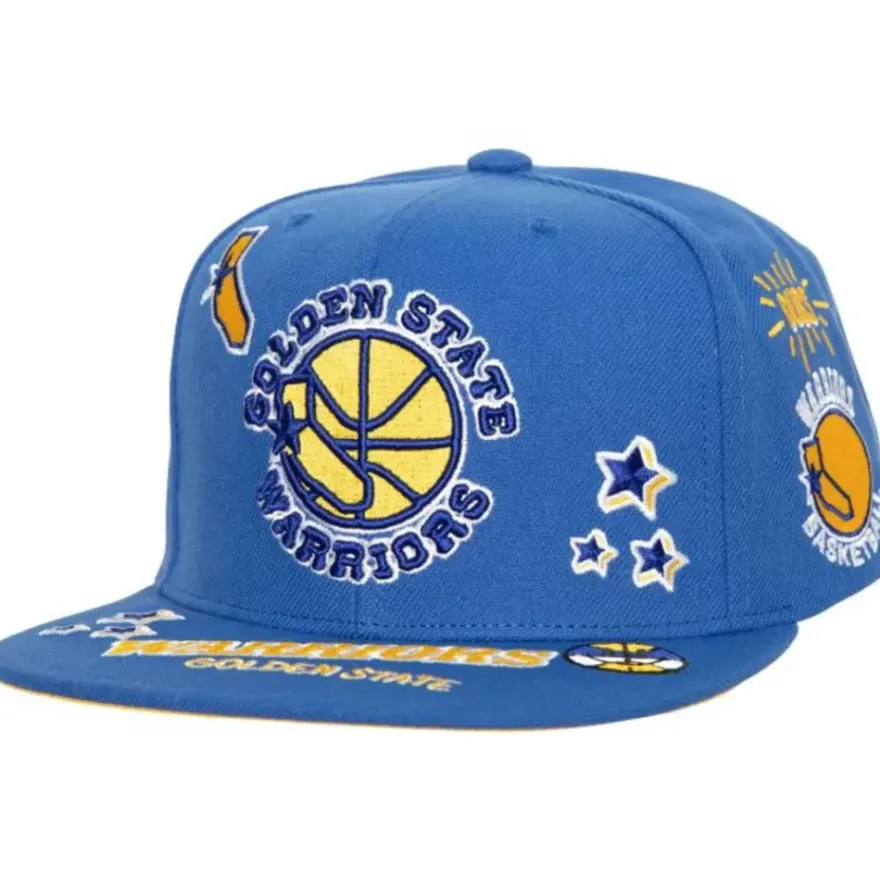 Mitchell & Ness Snapback-All Out Snapback Hwc Golden State Warriors