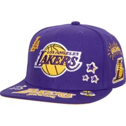 Mitchell & Ness Snapback-All Out Snapback Los Angeles Lakers