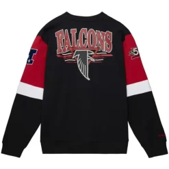 Mitchell & Ness Hoodies & Sweatshirts-All Over Crew 3.0 Atlanta Falcons
