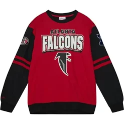 Mitchell & Ness T-Shirts & Tops-All Over Crew 2.0 Atlanta Falcons