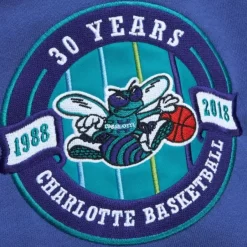 Mitchell & Ness Hoodies & Sweatshirts-All Over Crew 3.0 Charlotte Hornets