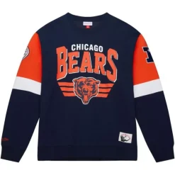Mitchell & Ness Hoodies & Sweatshirts-All Over Crew 3.0 Chicago Bears