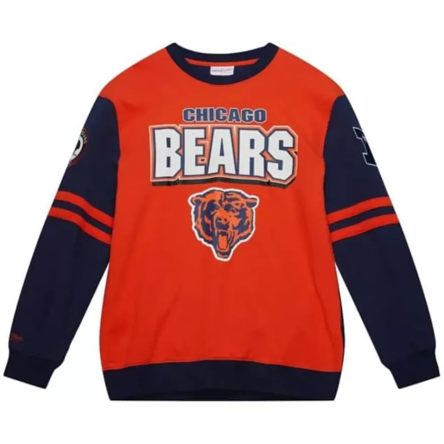 Mitchell & Ness T-Shirts & Tops-All Over Crew 2.0 Chicago Bears