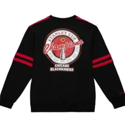 Mitchell & Ness Hoodies & Sweatshirts-All Over Crew 2.0 Chicago Blackhawks