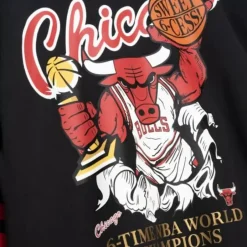 Mitchell & Ness T-Shirts & Tops-All Over Crew 2.0 Chicago Bulls