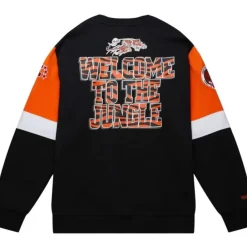 Mitchell & Ness Hoodies & Sweatshirts-All Over Crew 3.0 Cincinnati Bengals