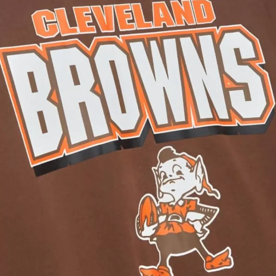 Mitchell & Ness T-Shirts & Tops-All Over Crew 2.0 Cleveland Browns