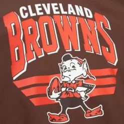 Mitchell & Ness Hoodies & Sweatshirts-All Over Crew 3.0 Cleveland Browns