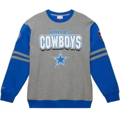 Mitchell & Ness T-Shirts & Tops-All Over Crew 2.0 Dallas Cowboys