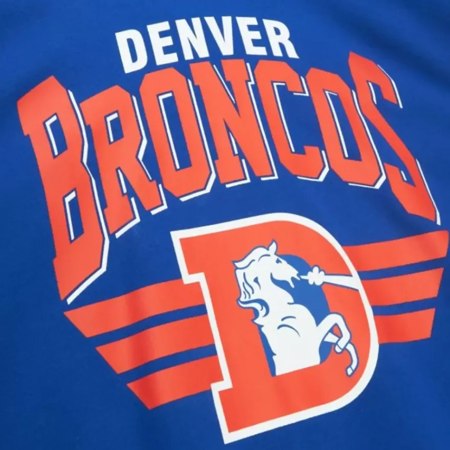 Mitchell & Ness Hoodies & Sweatshirts-All Over Crew 3.0 Denver Broncos