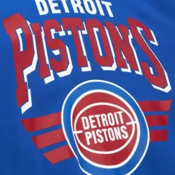 Mitchell & Ness Hoodies & Sweatshirts-All Over Crew 3.0 Detroit Pistons