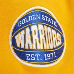 Mitchell & Ness Hoodies & Sweatshirts-All Over Crew 3.0 Golden State Warriors