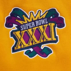 Mitchell & Ness Hoodies & Sweatshirts-All Over Crew 3.0 Green Bay Packers