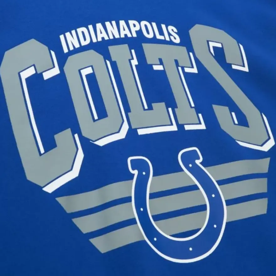 Mitchell & Ness Hoodies & Sweatshirts-All Over Crew 3.0 Indianapolis Colts