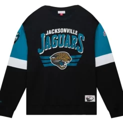 Mitchell & Ness Hoodies & Sweatshirts-All Over Crew 3.0 Jacksonville Jaguars