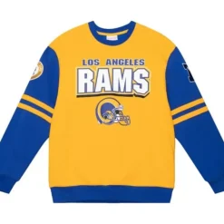 Mitchell & Ness T-Shirts & Tops-All Over Crew 2.0 Los Angeles Rams