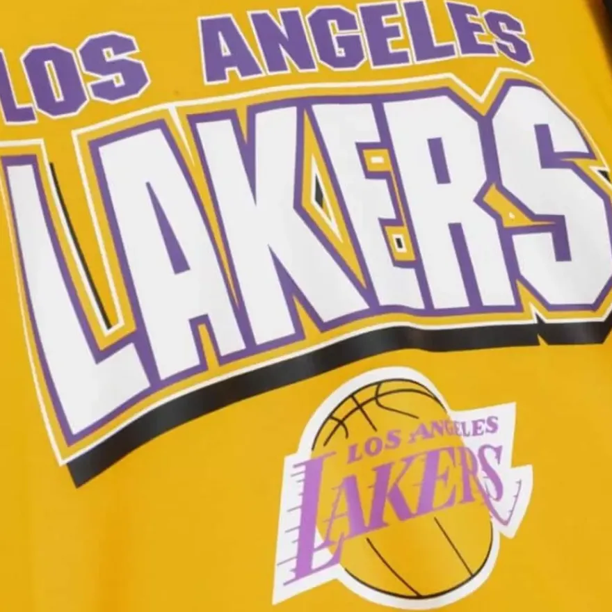 Mitchell & Ness T-Shirts & Tops-All Over Crew 2.0 Los Angeles Lakers