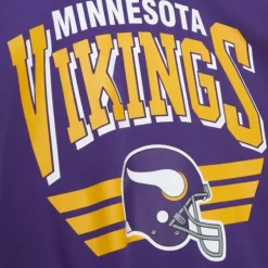 Mitchell & Ness Hoodies & Sweatshirts-All Over Crew 3.0 Minnesota Vikings